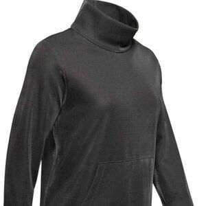 womens Under Armour size L dark gray metallic sweatshirt